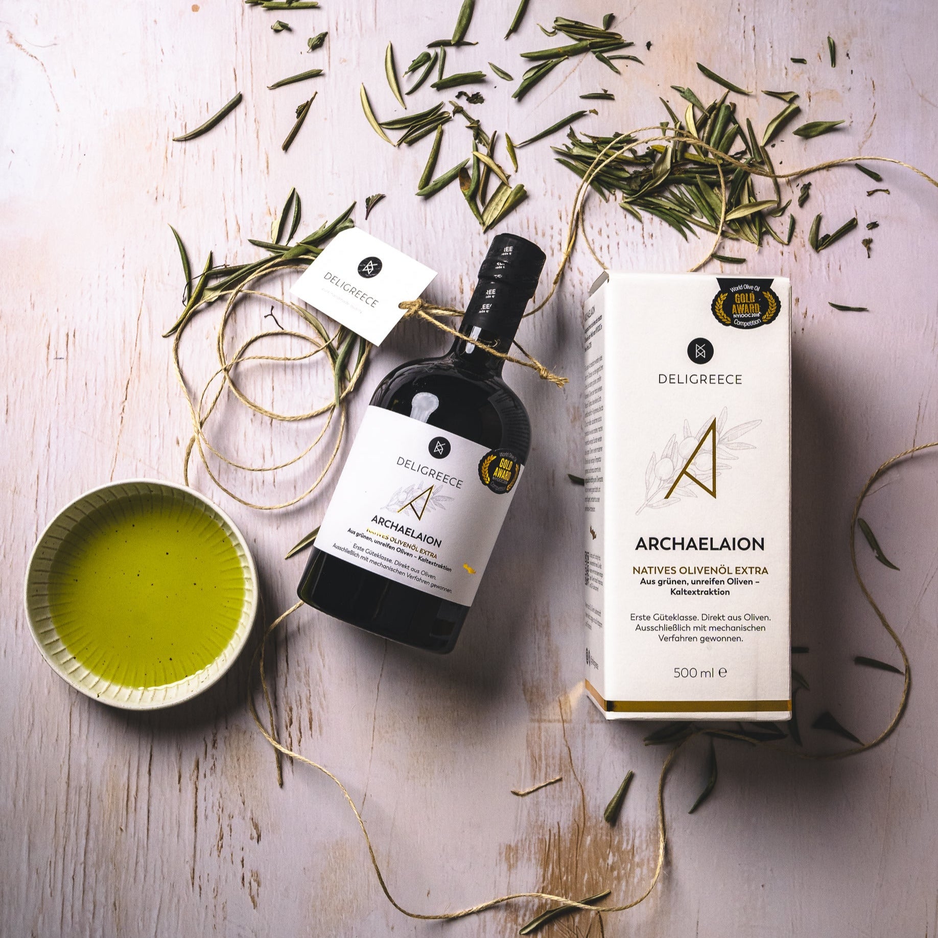 Archaelaion - Extra natives Olivenöl aus unreifen Oliven