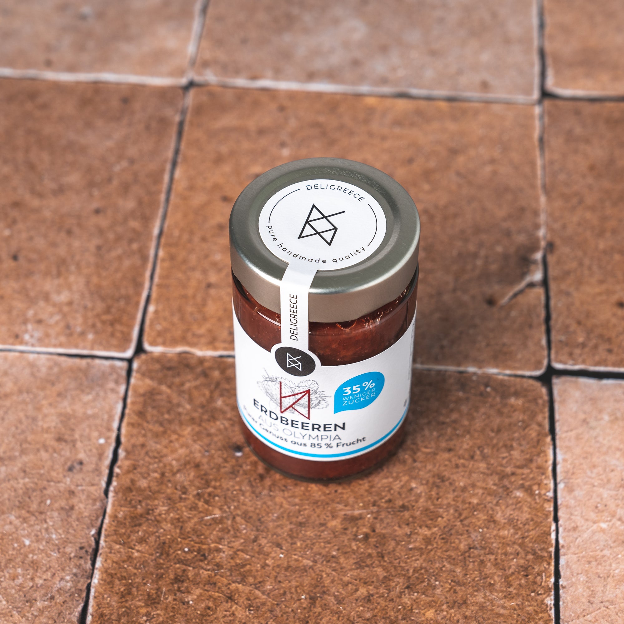 Erdbeer Aufstrich 85%, weniger Zucker