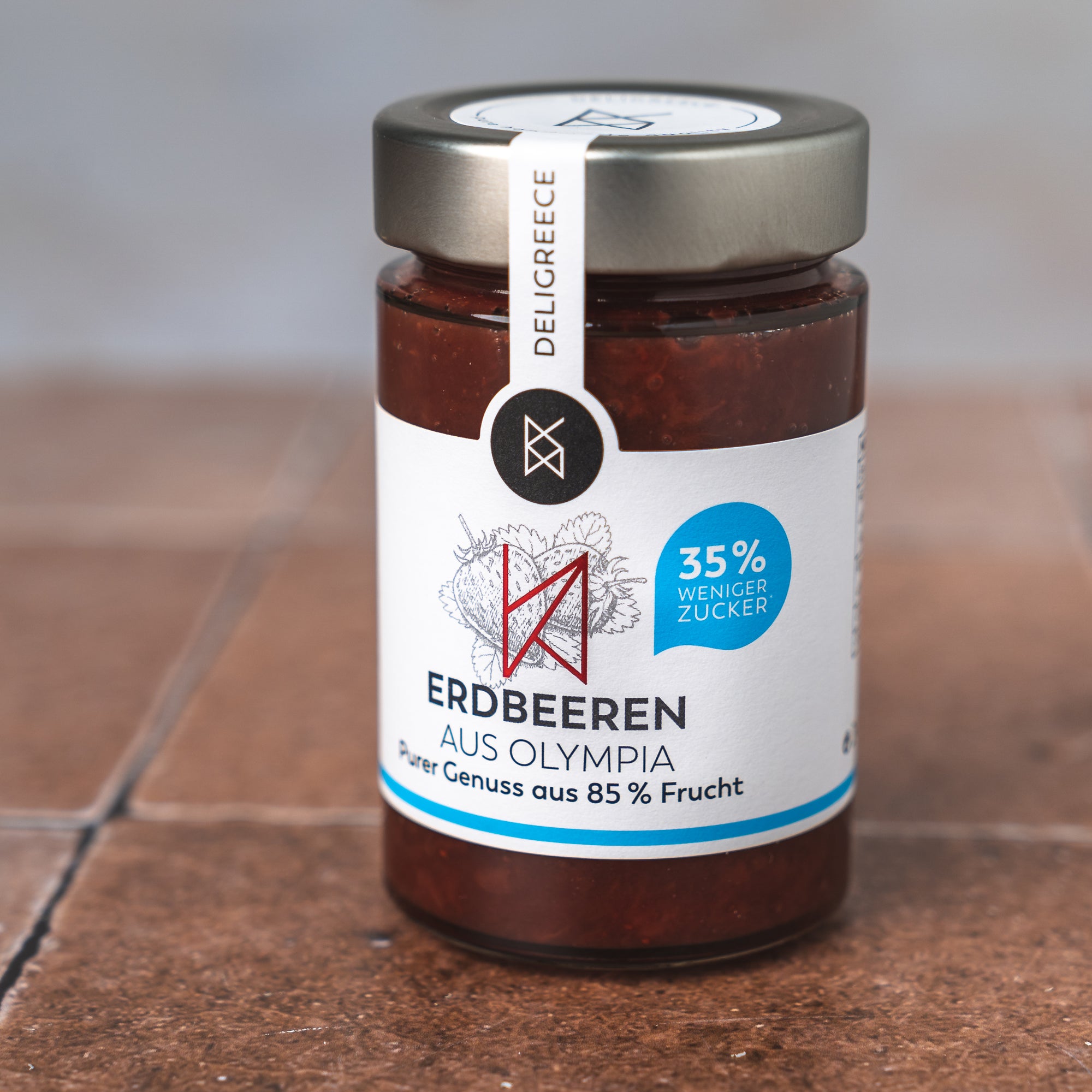 Erdbeer Aufstrich 85%, weniger Zucker