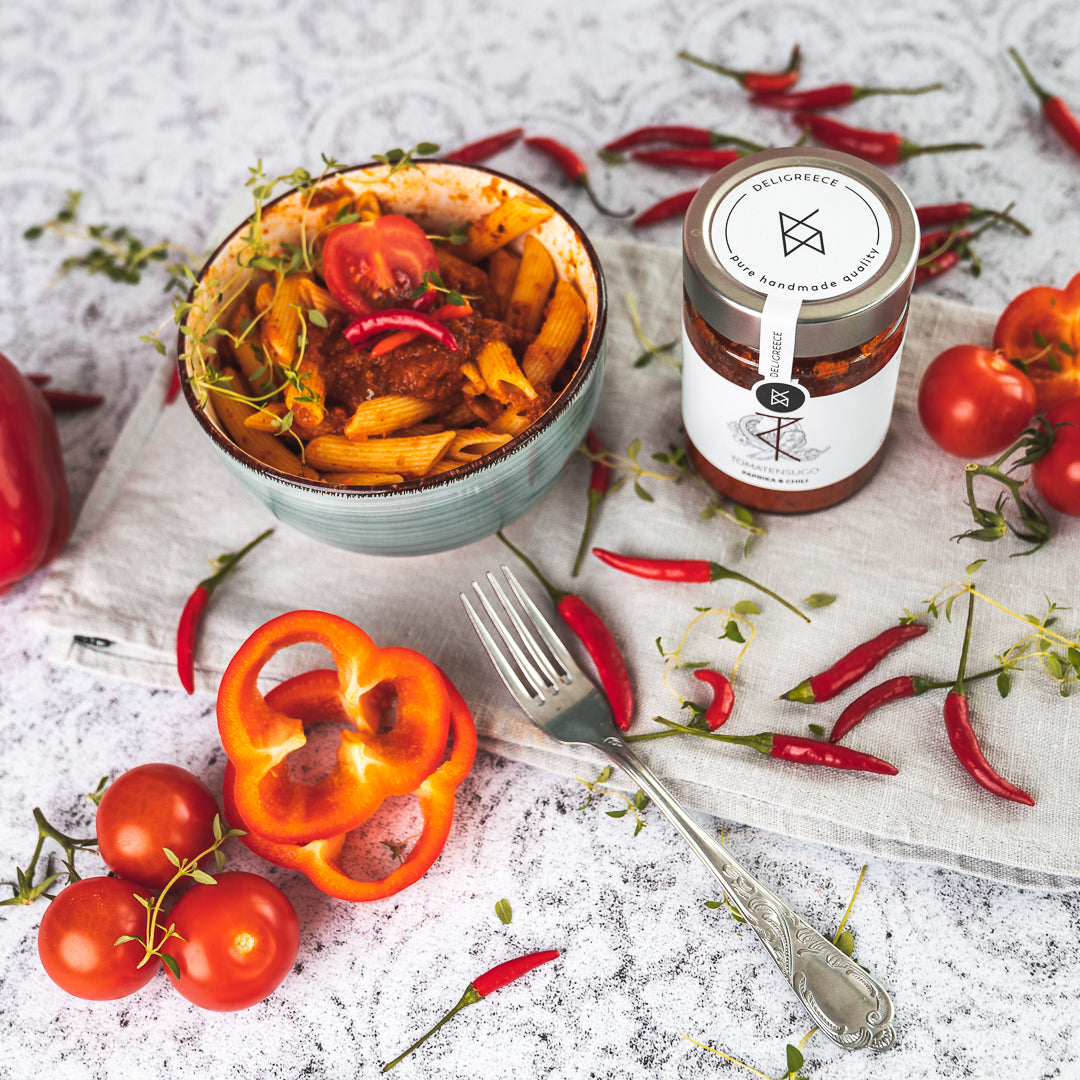 Tomatensugo Paprika & Chili