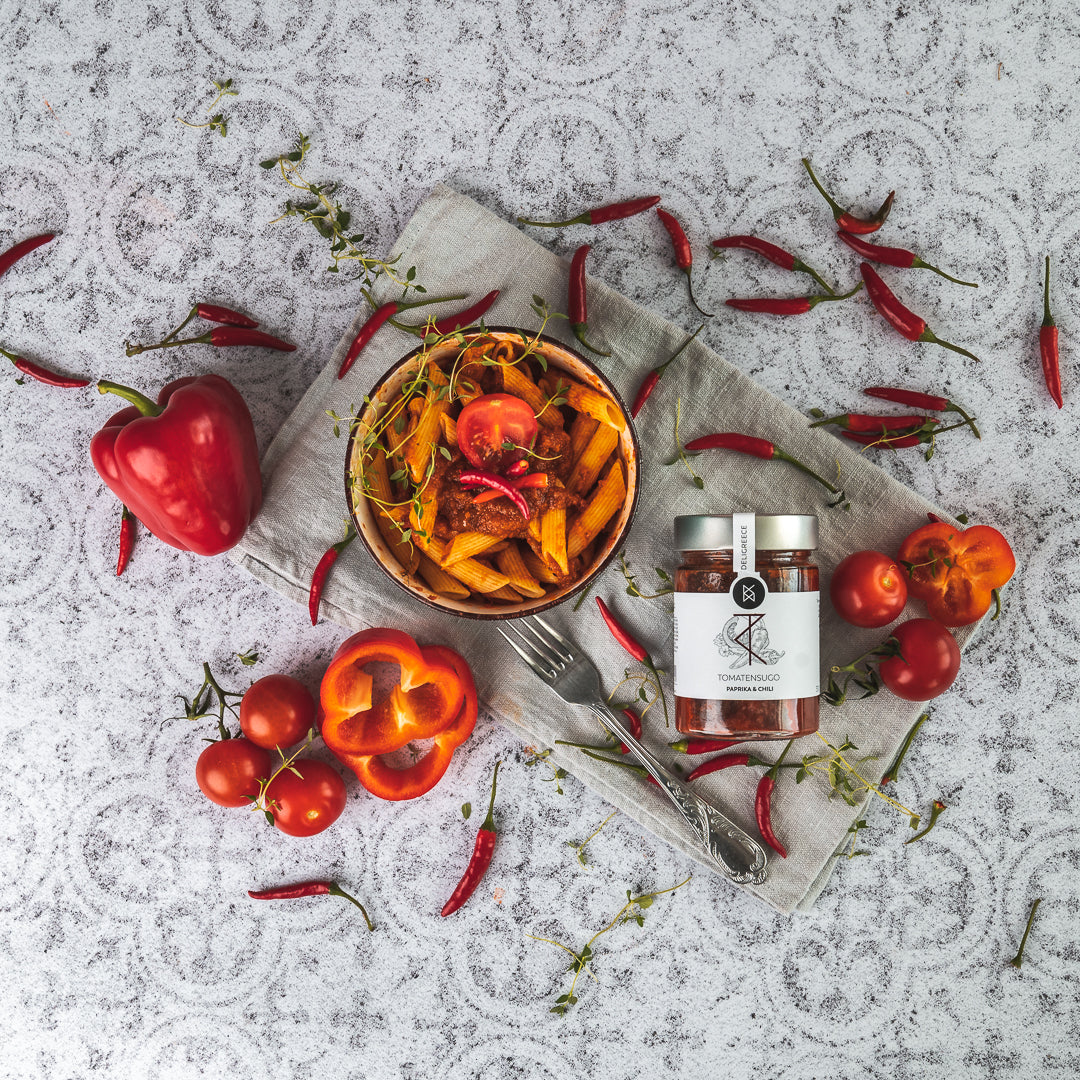 Tomatensugo Paprika & Chili
